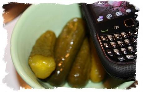 Addicted to my BlackBerry…and pickles…