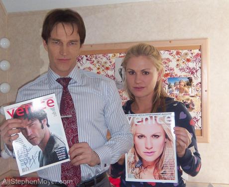 Bill & Sookie auction off Venice Magazines signed by Stephen & Anna