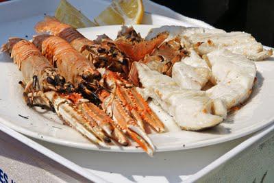 Langoustines on the Thames