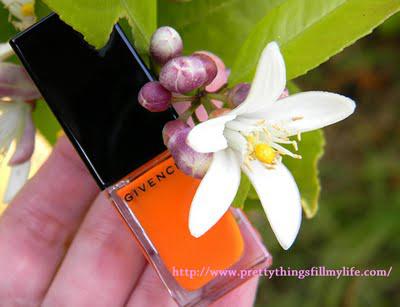 GIVENCHY Vernis Please Nail Polish in Acid Orange 175