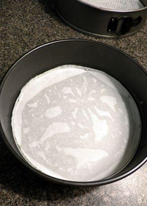 Strawberry Crumb Cake- Prepare springfoam pan