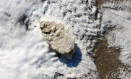 Chilean Volcano Can Be Seen From Space