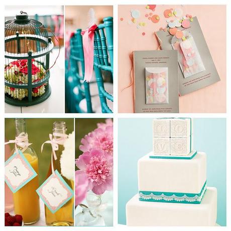 Color Inspiration- Aqua and Pink