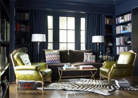 Color Inspiration- Chartreuse and Navy