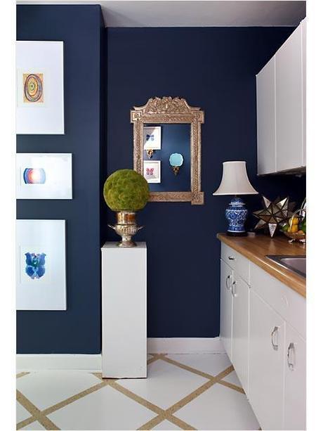 Navy Blue Walls