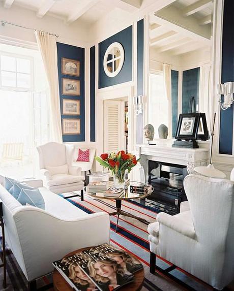 Navy Blue Walls