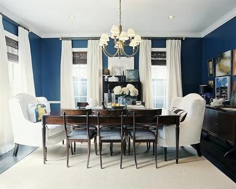 Navy Blue Walls