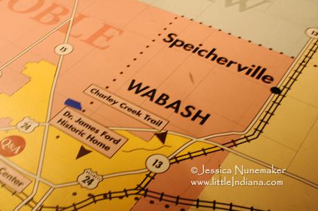Wabash County Historical Museum in Wabash, Indiana Giant Floor Map