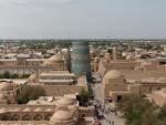 View of west Ichon Qala and unfinished Kalta Minor Minaret from Juma Minaret