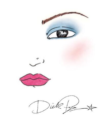 Face Charts : Shiseido Spring 2012 Makeup Looks