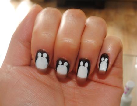 penguin-nail-art
