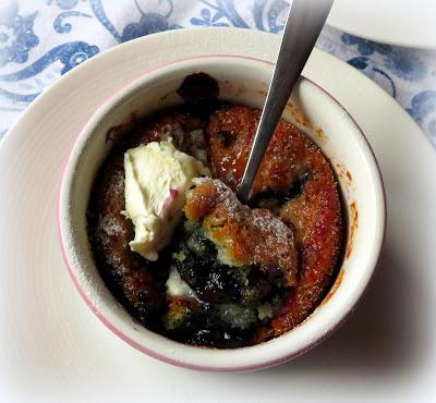 Blueberry Cake For Two