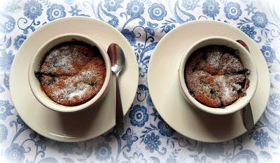 Blueberry Cake For Two