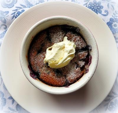 Blueberry Cake For Two