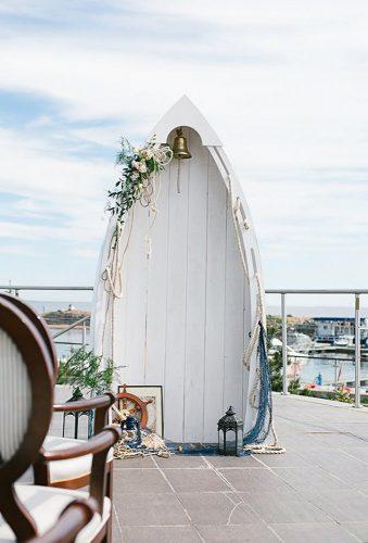 nautical wedding decor ideas boat arch dio decor