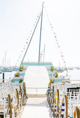 nautical wedding decor ideas nautical arch Sargeant Creative