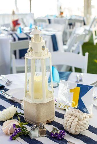 nautical wedding decor ideas white lantern Grant Deb Photographers