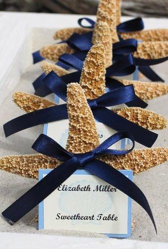 nautical wedding decor ideas starfish cards seashellsbyseashore