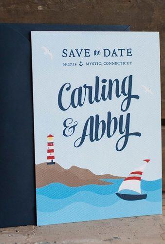 nautical wedding decor ideas sea save date starboardpress