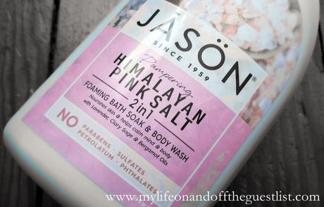 JASON Himalayan Pink Salt 2-In-1 Foaming Bath Soak & Body Wash
