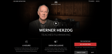 Werner Herzog Masterclass Review 2019 | Is This Class Even Worth Buying?