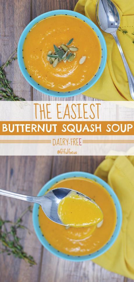 The Easiest Butternut Squash Soup (Dairy-Free)