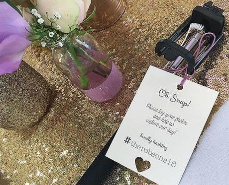  wedding tech trend selfie stick decor instructions