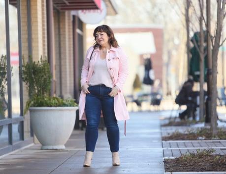 What I Wore: Blush Pink Trench Coat