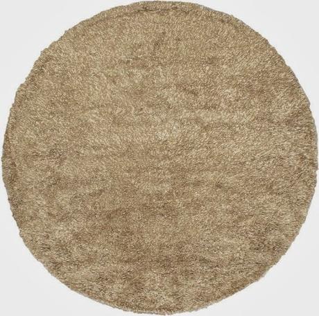 Make Your Home Feel Cozy and Comfortable with this Beautiful Casablanca Retro Modern Round Shag Rug from ECarpetGallery