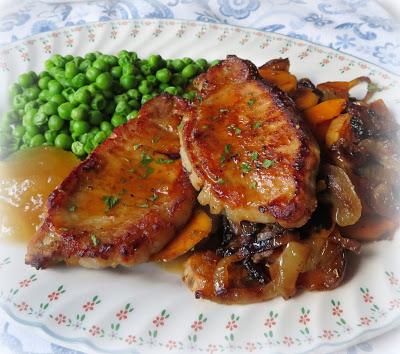 Pork Chops Baked with Sweet Potatoes