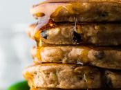 Zucchini Chocolate Chip Pancakes