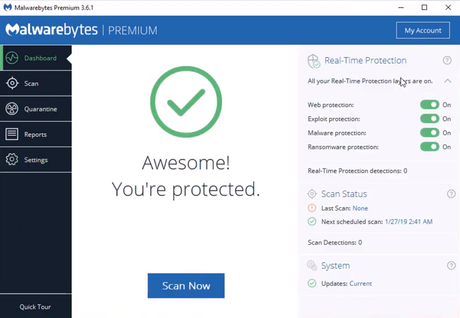 10 Best Free Antivirus Software for Windows 10 – 2019 malwarebytes free antimalware 2019