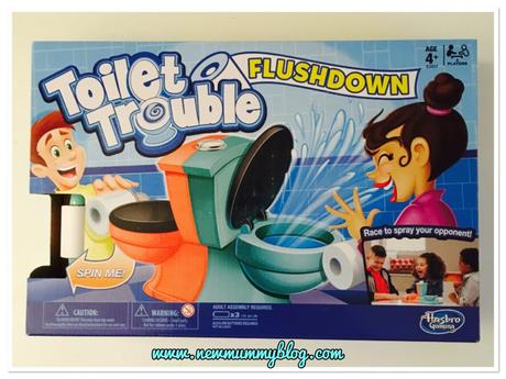 Hasbro Toilet Trouble Flushdown game for National Poop Day | + Crohn’s Disease Awareness