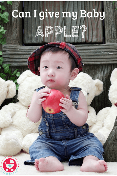 Apples are among the healthiest fruits, so it's only natural that Moms want to feed it to their babies and they ask. 