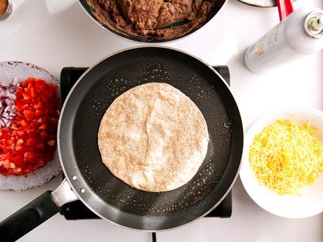 Healthy Black Bean Quesadillas