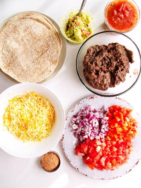 Healthy Black Bean Quesadillas