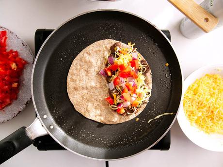 Healthy Black Bean Quesadillas