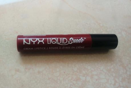 NYX Liquid Suede Cream Lipstick – Cherry Skies | Review