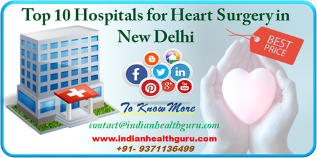 Top 10 Hospitals for Heart Surgery in New Delhi