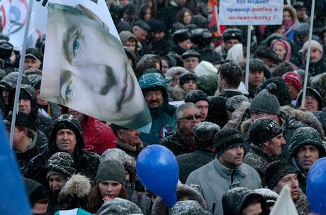 A rally celebrating the second anniversary of Russia’s annexation of Crimea, March 18, 2016.