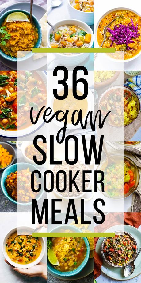 collage image 36 Vegan Crockpot Recipes