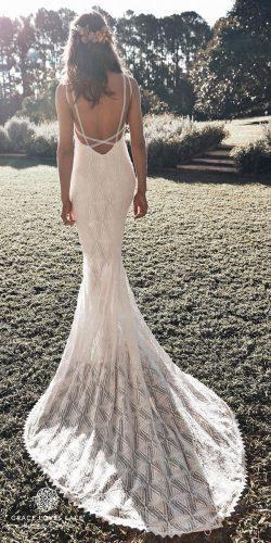 grace loves lace wedding dresses icon latest collection gown ivory open back spaghetti straps leon