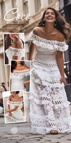 grace loves lace wedding dresses icon latest collection collage coco