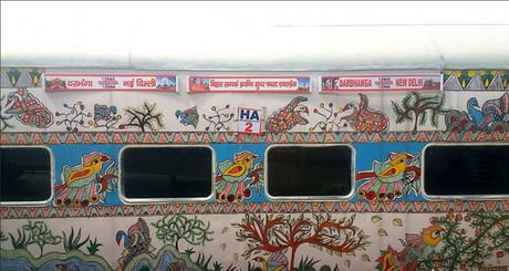 Mithila (Madhubani) livery on Train .. .. goes to Japan !! Mithila (Madhubani) livery on Train .. .. goes to Japan !!
