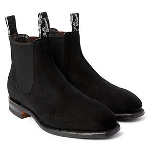 Good Day Or Night:  R.M. Williams Comfort Craftsman Suede Chelsea Boots