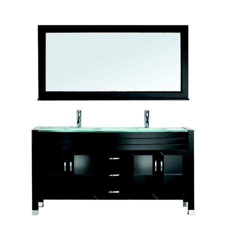 ava double bathroom vanity in espresso