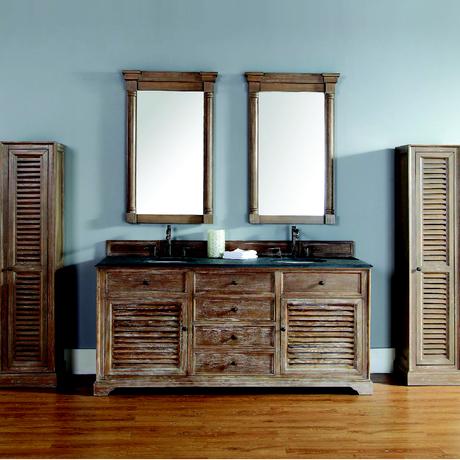 savannah double sink rustic farmhouse vanity