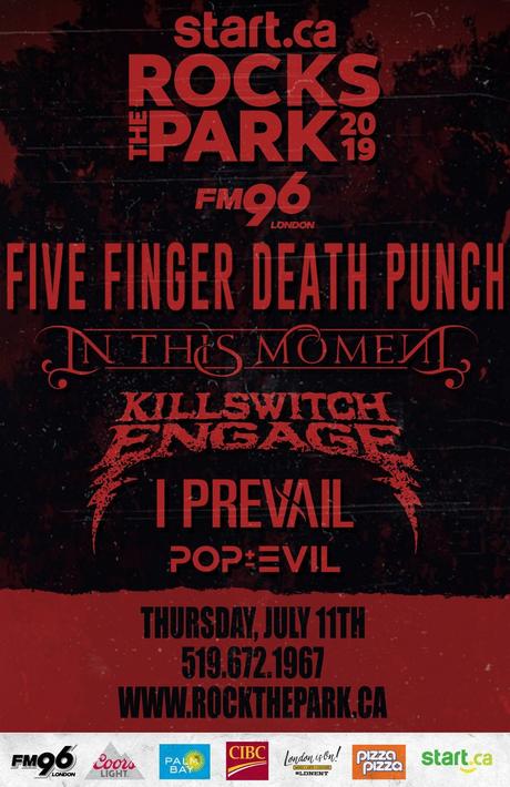 Rock The Park 2019 FM96 Metal Night Line-Up Additions