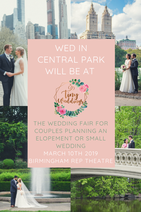 Wed in Central Park at the Birmingham Tiny Weddings Fair