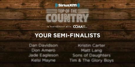 SiriusXM Top of the Country 2019 Semi-Finalists Announced!